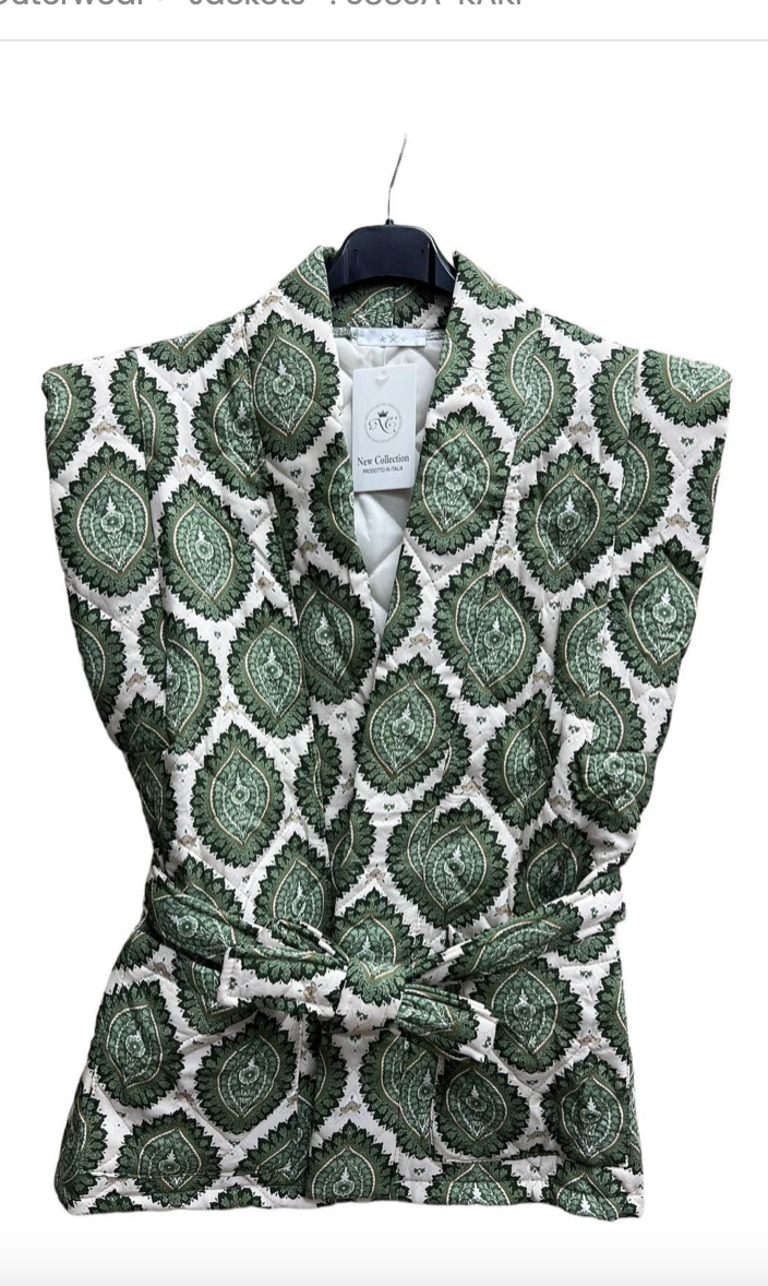 Rowan Vest Green