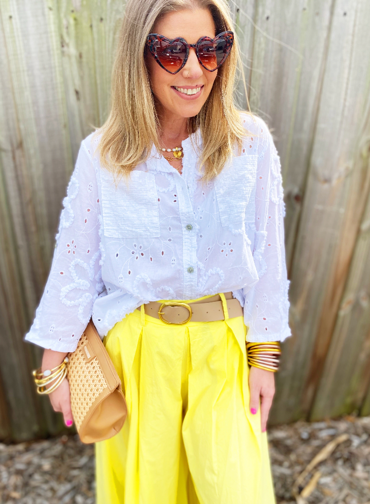 Ava Top in White