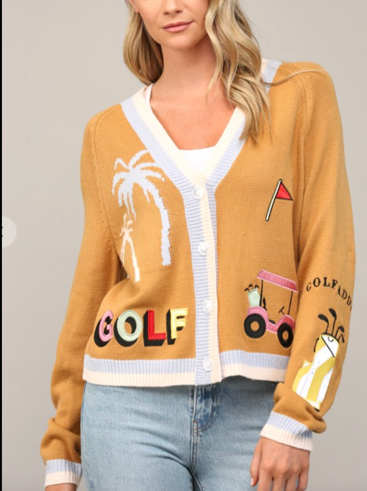 Par Tee Cardigan