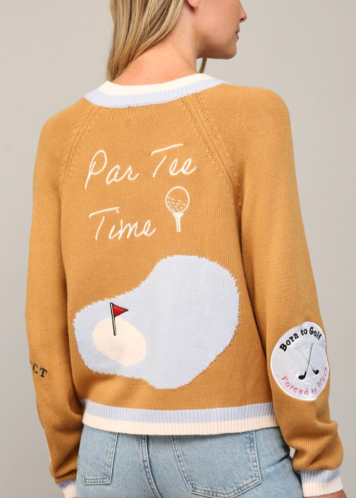Par Tee Cardigan