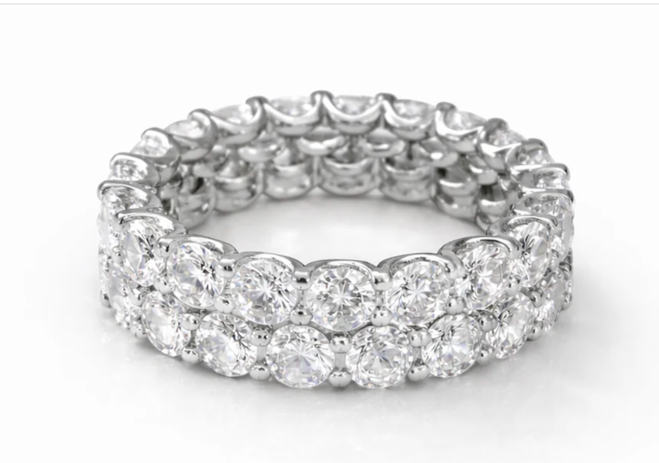 Ariella Double Band Ring Size 7