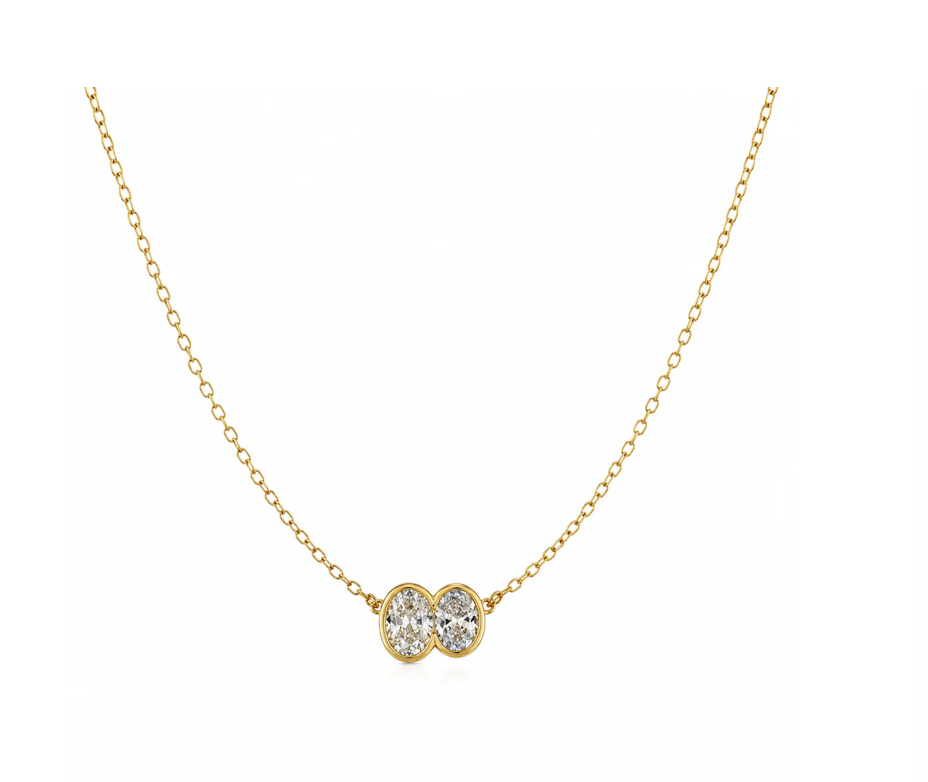 LUMI BEZEL NECKLACE