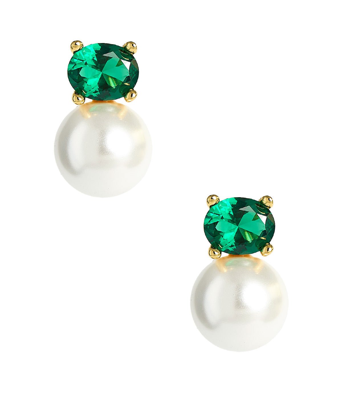 Abby - Double Earring - 18k Gold Plated - Belle of the Ball Collection
