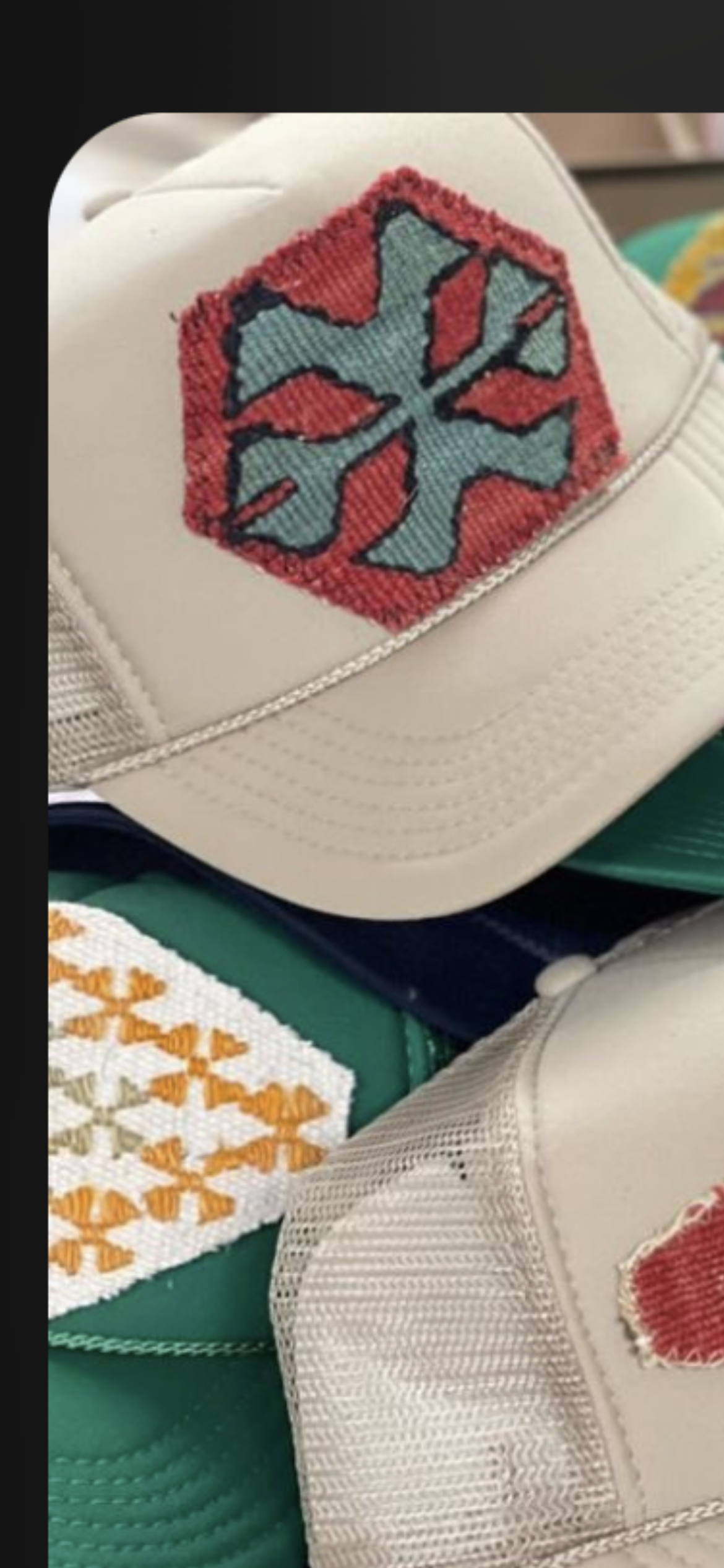 Kilim Trucker hats
