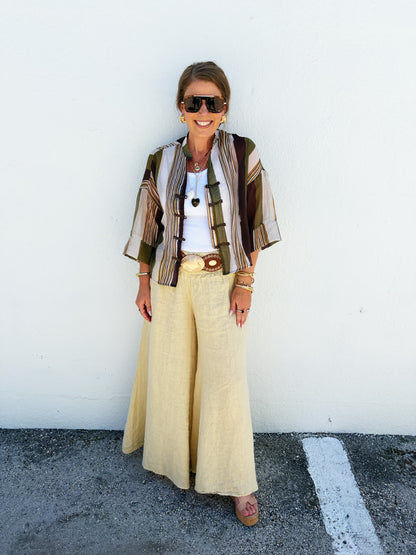 Nora Sheer Top 2-olive