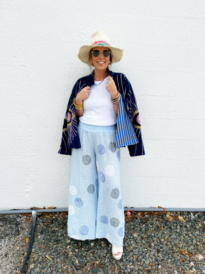 Phoebe Pant in Light Blue