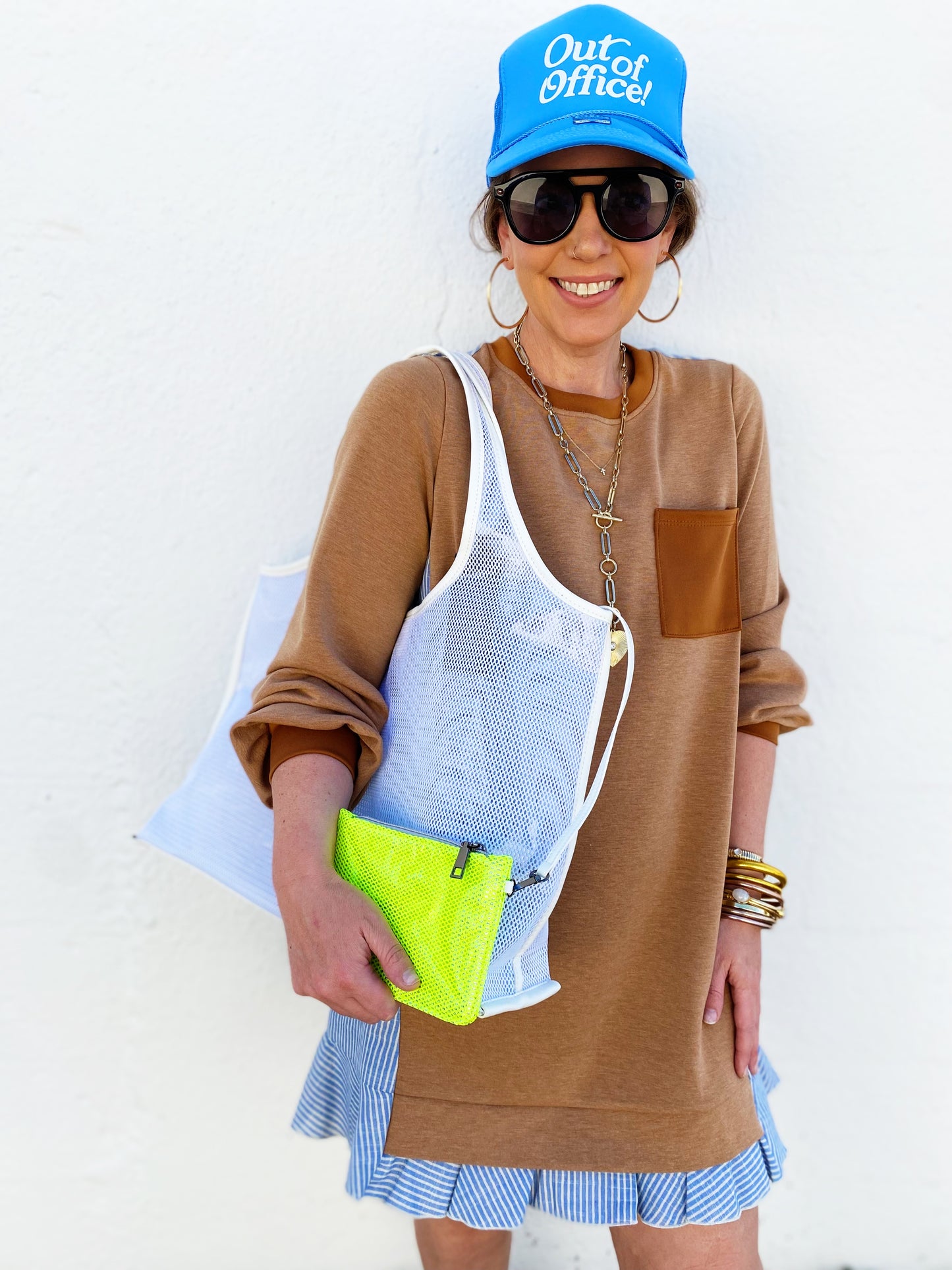 Roxy Mesh Tote Multiple Colors - PREORDER
