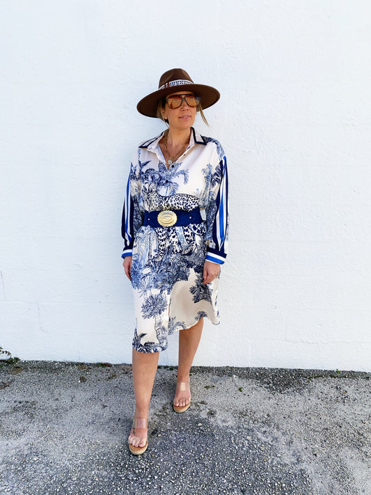 Camilla Dress in Navy