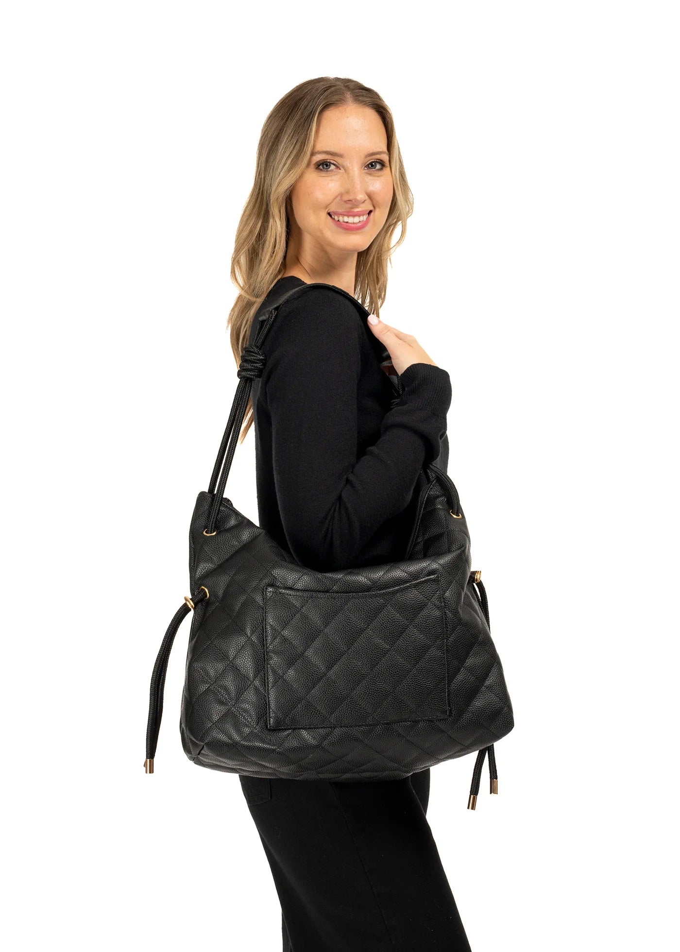 Pebbled Black Stacey **PREORDER
