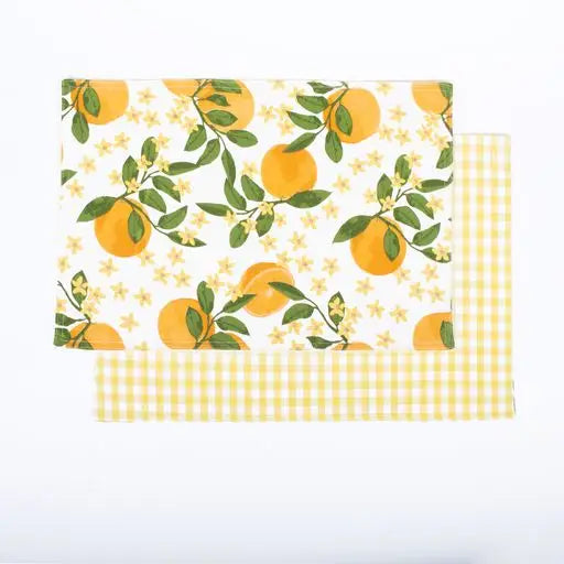 Set of 4 Reversible Placemat *Multiple Prints