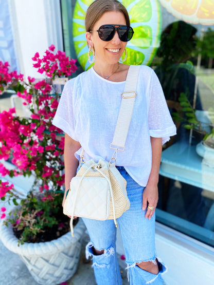 Lindsey Drift Bucket Bag