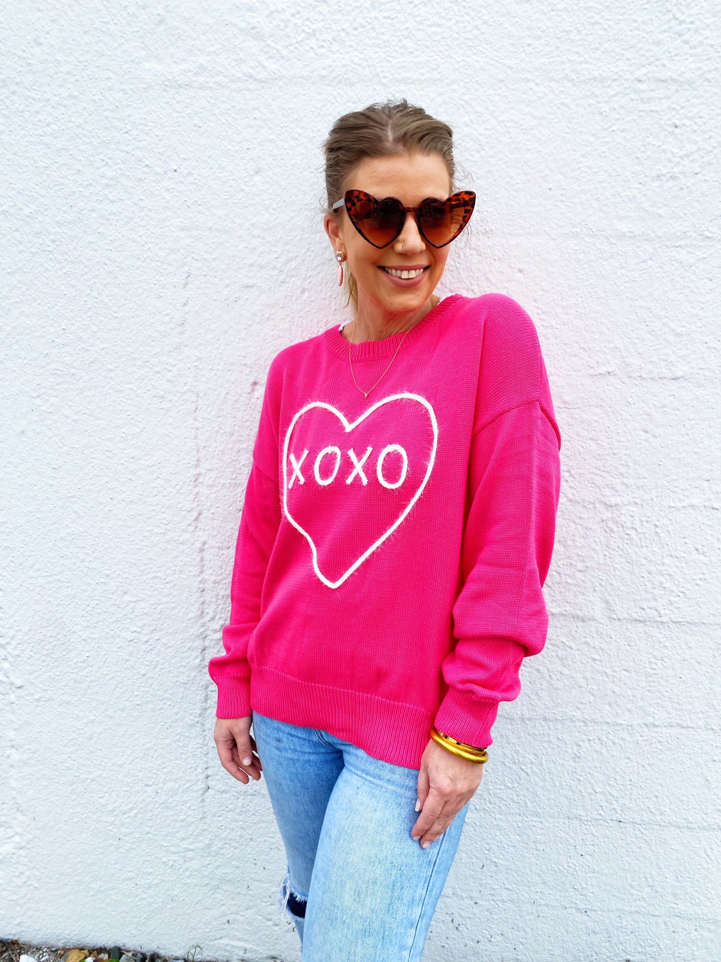 XOX Pink Sweater