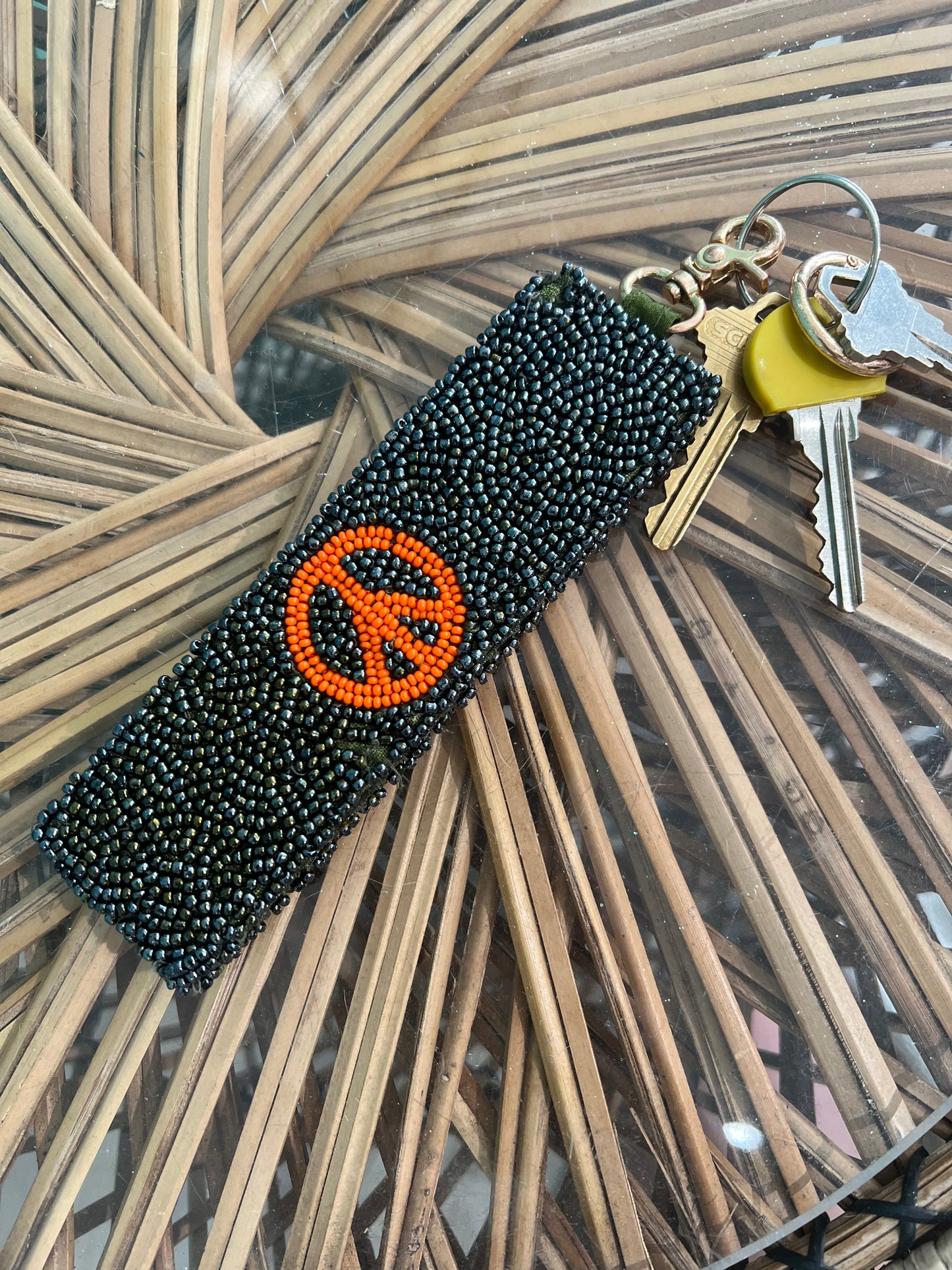 Custom Beaded Key Chain