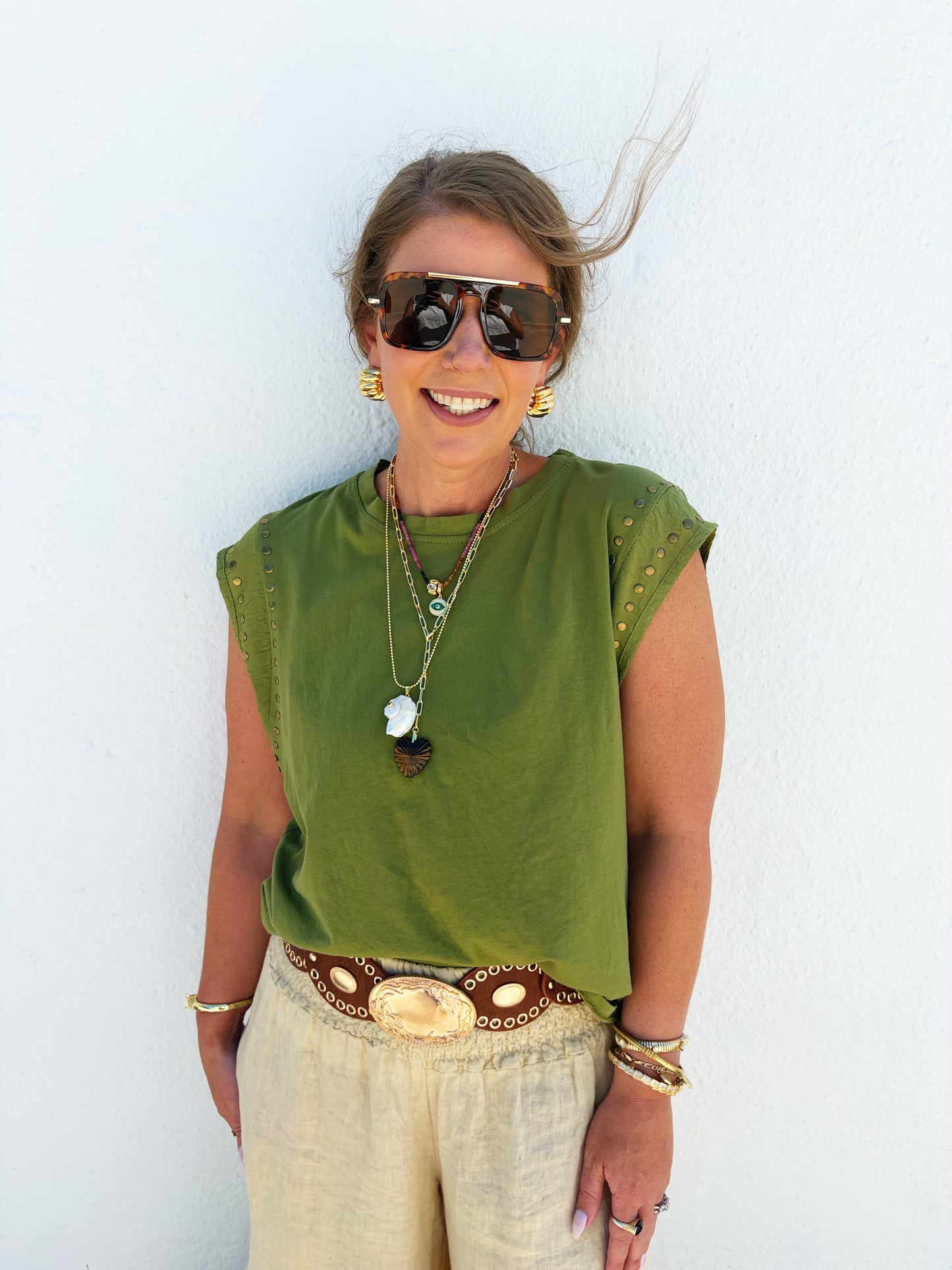 Stevie Studded Tank **2 Colors
