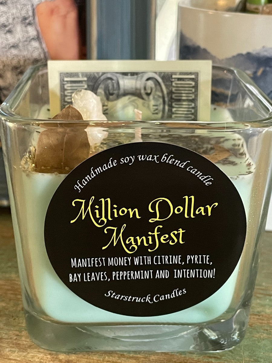 Million Dollar Manifest Candle