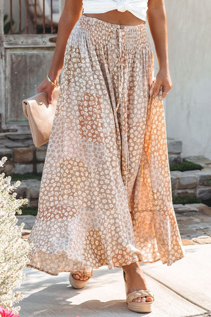 Boho Slit Maxi Skirt