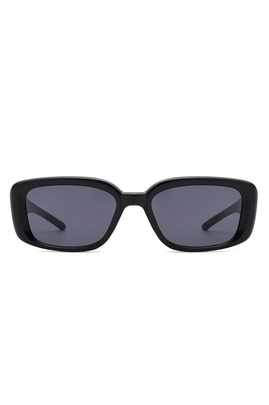 Rectangle Retro Flat Top Square Sunglasses- multiple colors