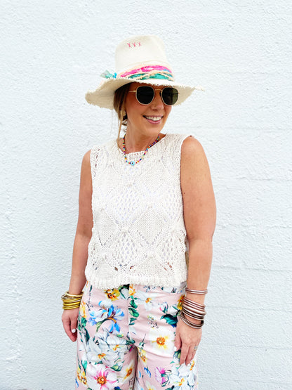 Shanna Tank in Cream