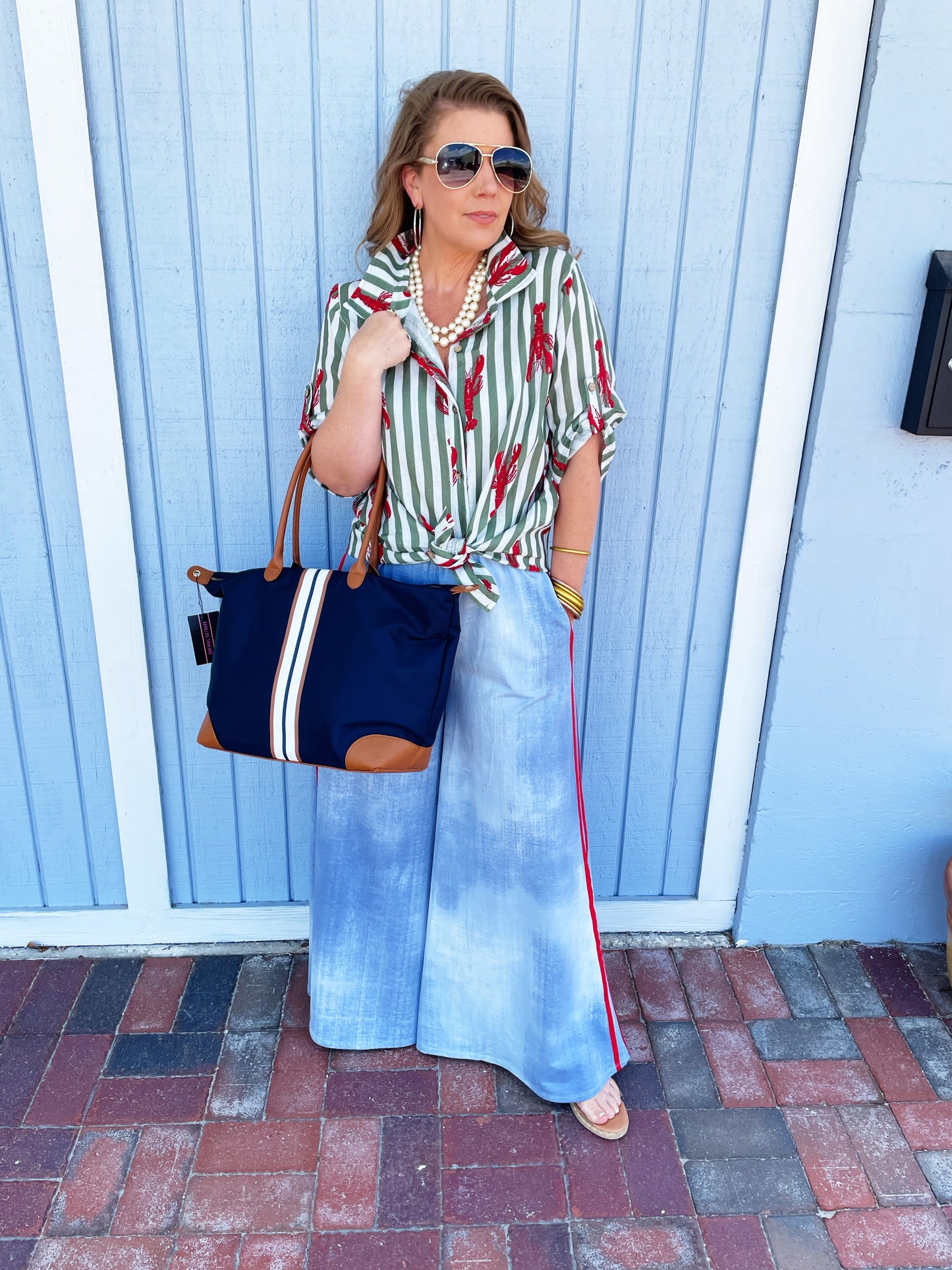 Lobster Green Top