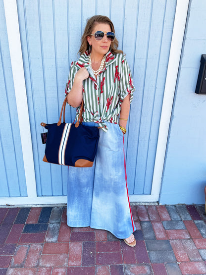 Lobster Green Top