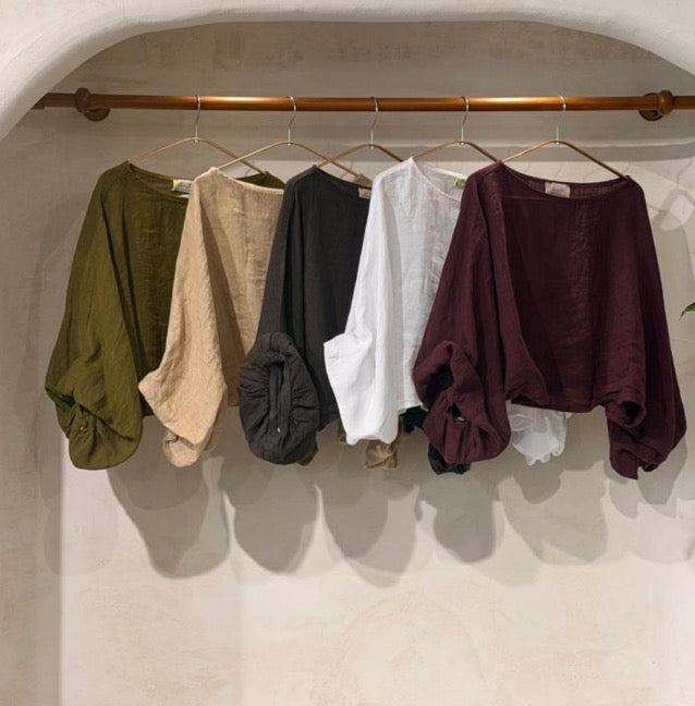 Porter Top in Wine