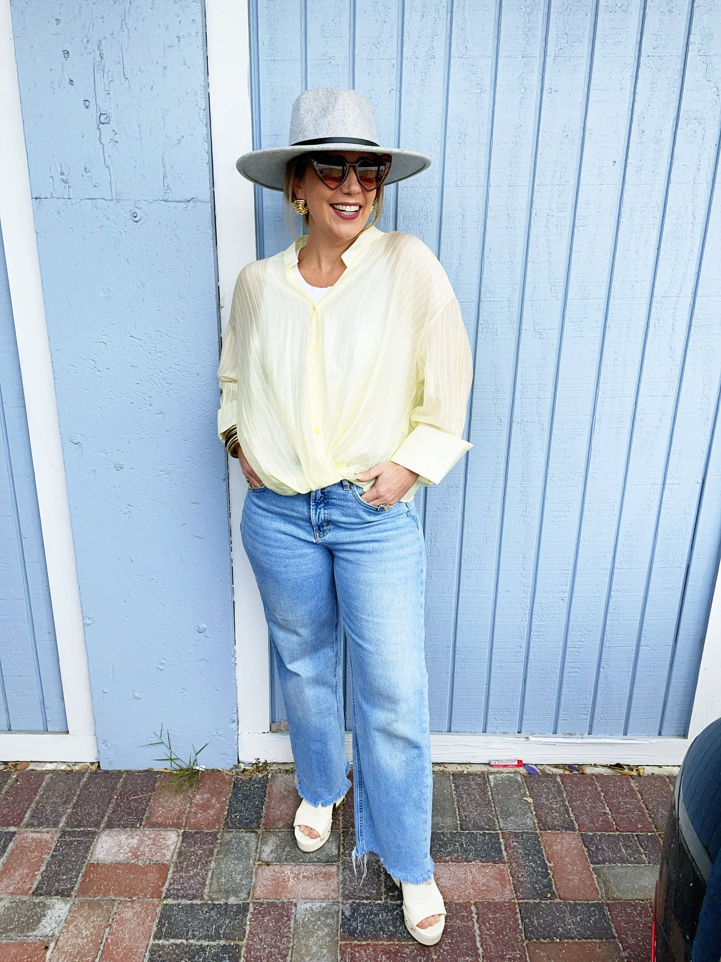 Suzanne Top in Yellow *on sale