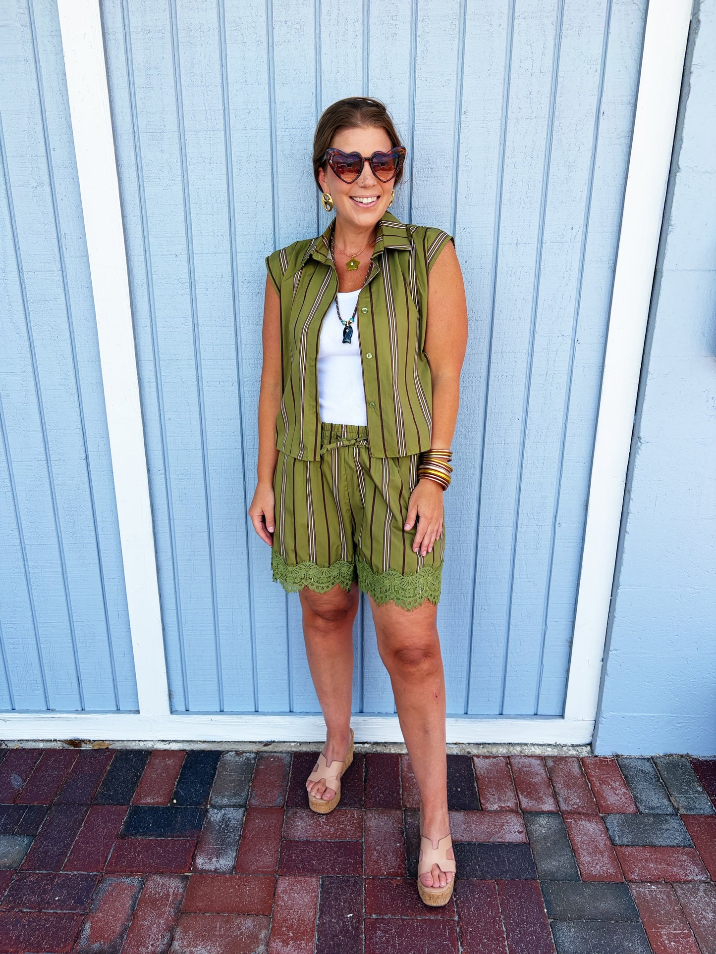 Lina Set in Green