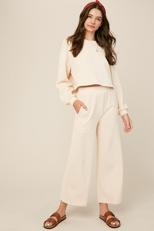Sarah Knit Sweat Top and Pants Lounge Sets *Online Only