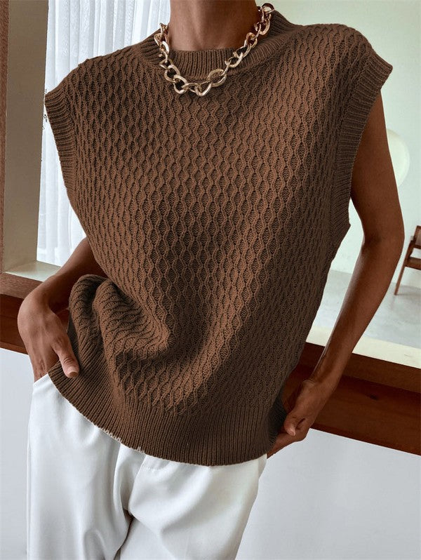 Knit Sweater Vest *Multiple Colors