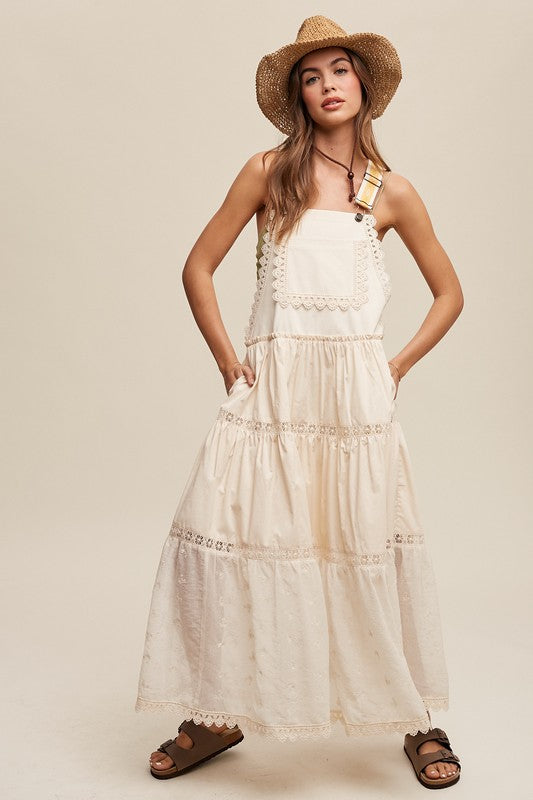 Lace Romantic Overall Dress