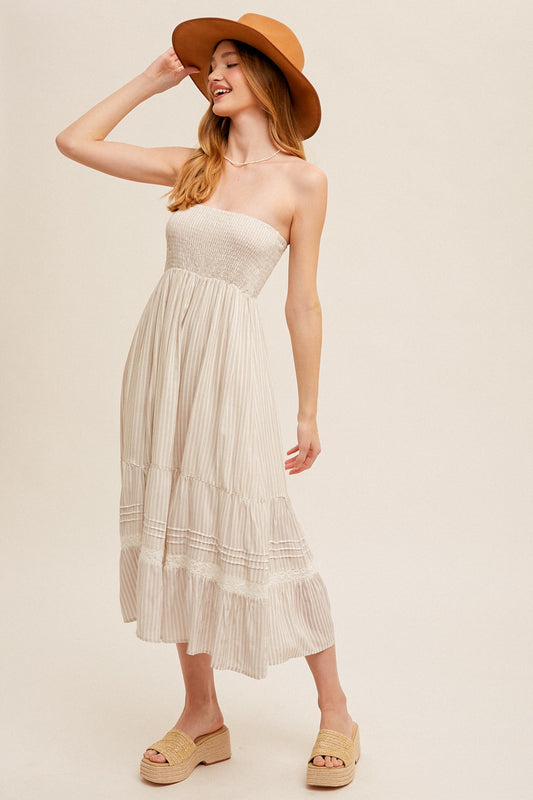Taupe Convertible Dress/Skirt *FINAL SALE