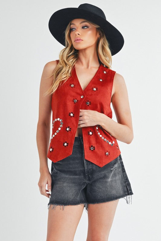 Western Love Vest *Multiple Colors