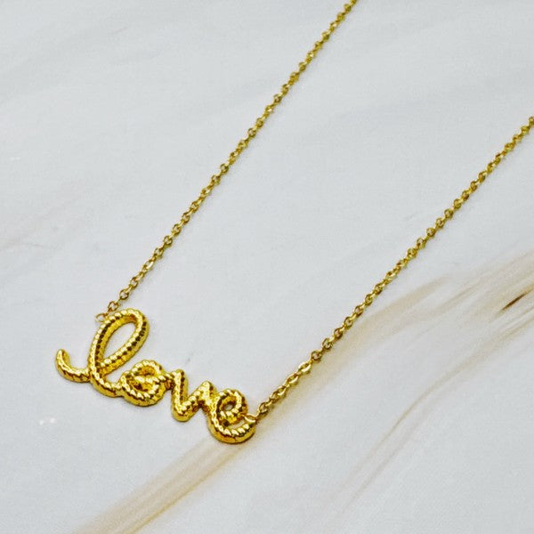 Lovely Love Necklace - Roped