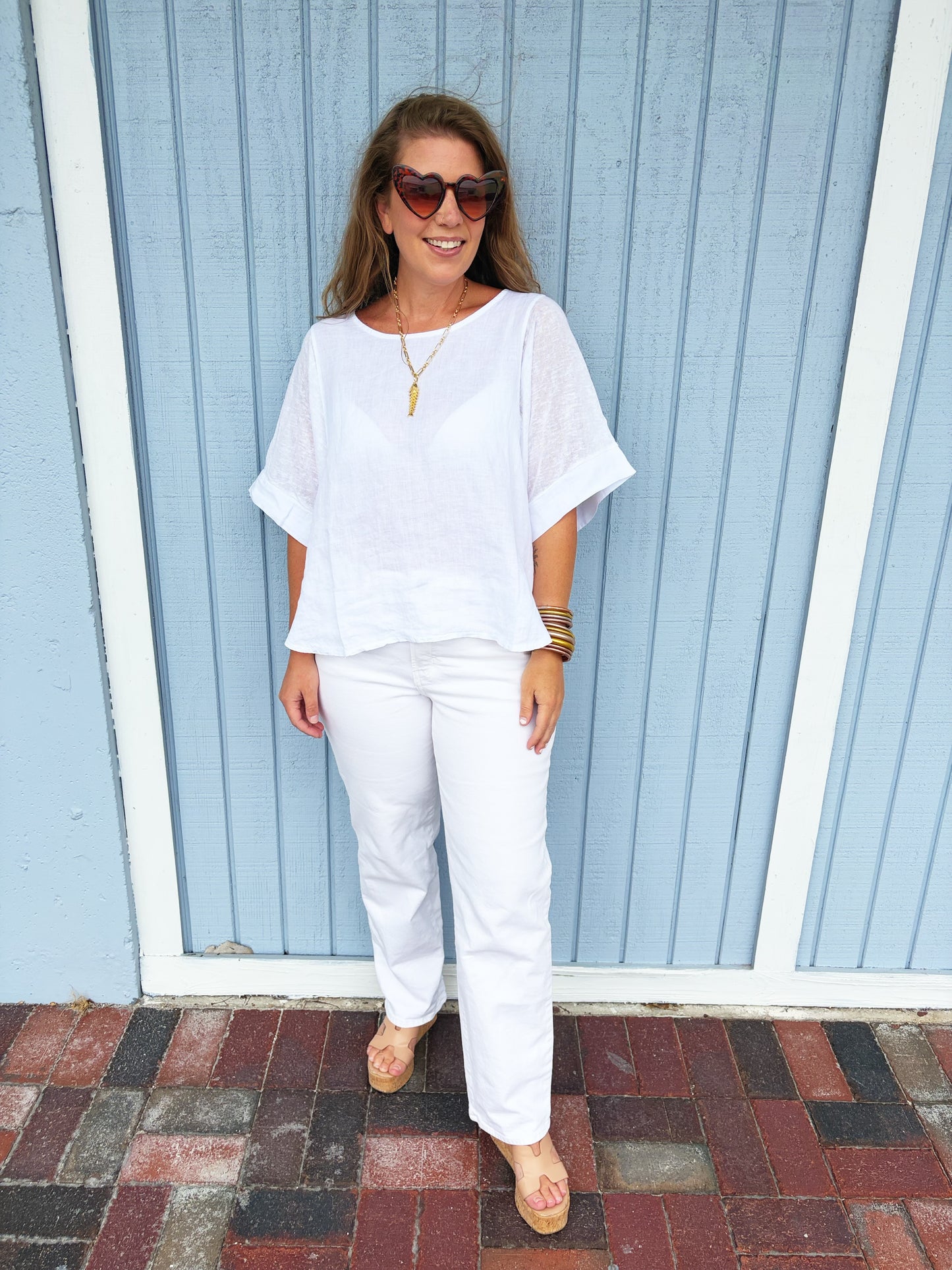 Juli Tee in White