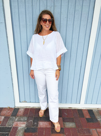 Juli Tee in White
