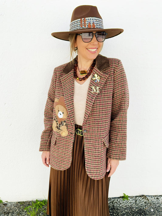 Amber Blazer in Chestnut