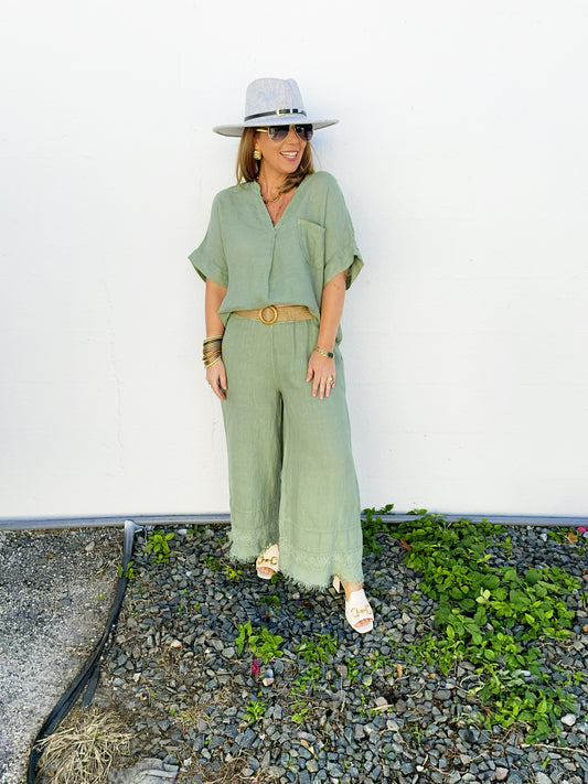 Luna Bottoms in Green