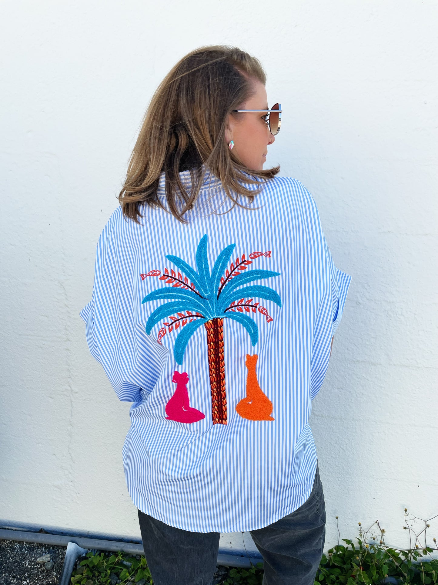 Ericka Top- Light Blue