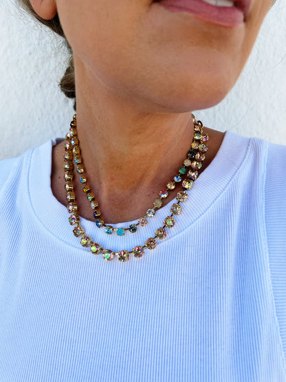 Oakland Necklace in Solid Taupe