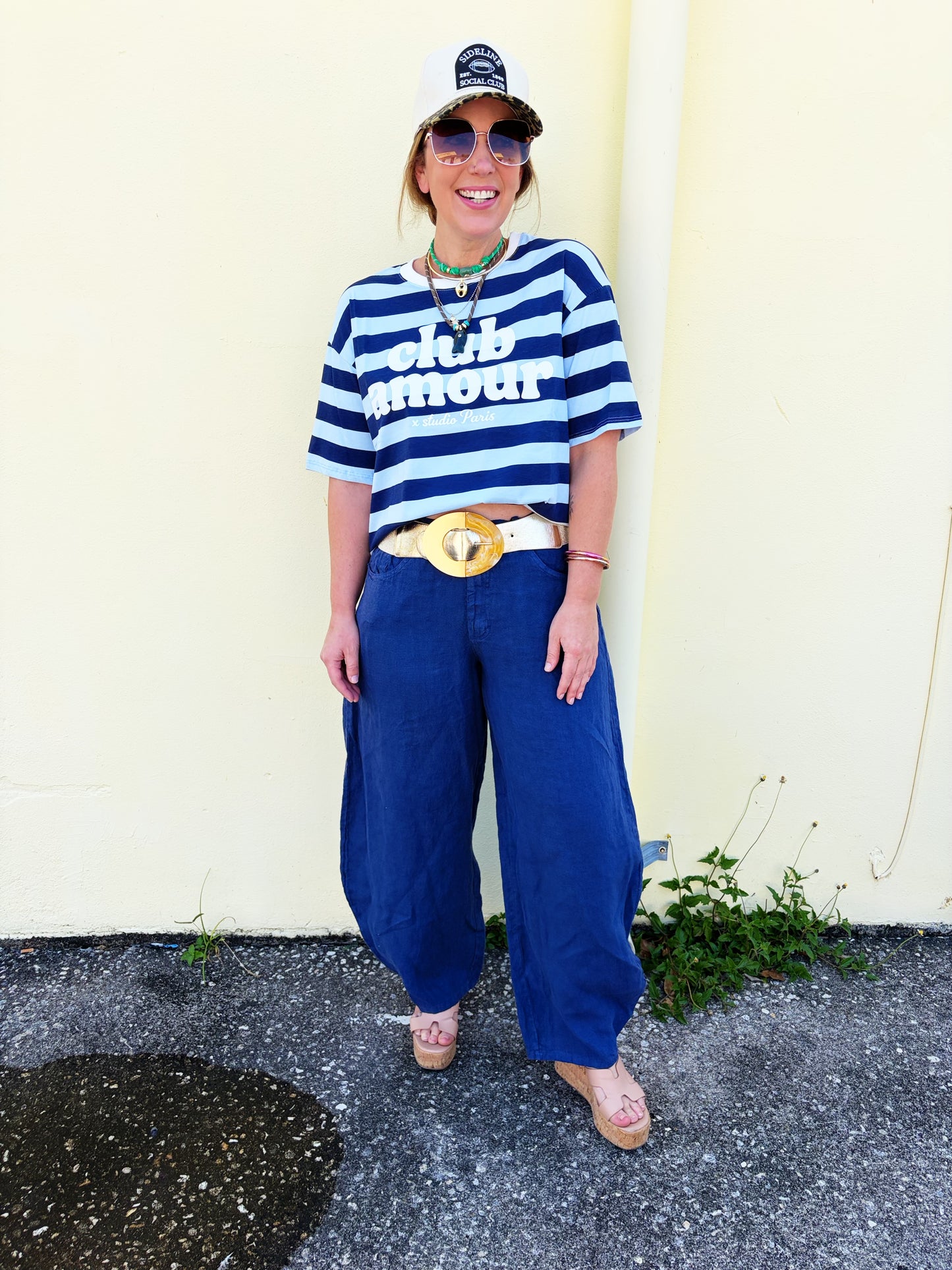 Balloon Linen Pants