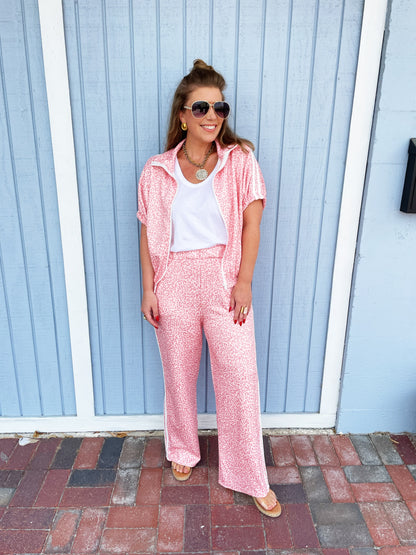 Landry Pink Leopard Set