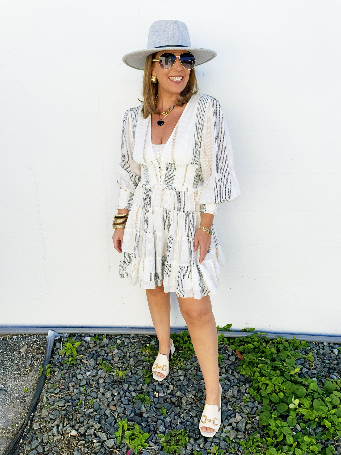 Seabrin Dress in White