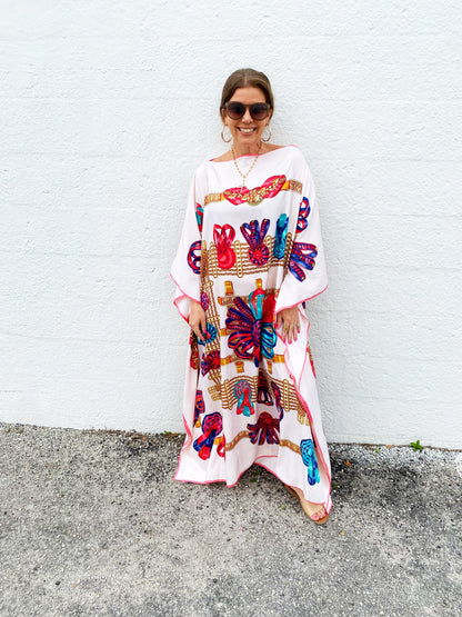 Ella Kaftan - Washable Silk- Multiple Prints