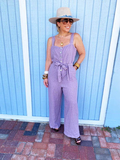 Jamie Jumpsuit in Lilac FINAL SALE