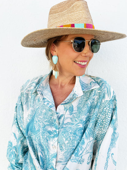 Sara Earrings in Mint