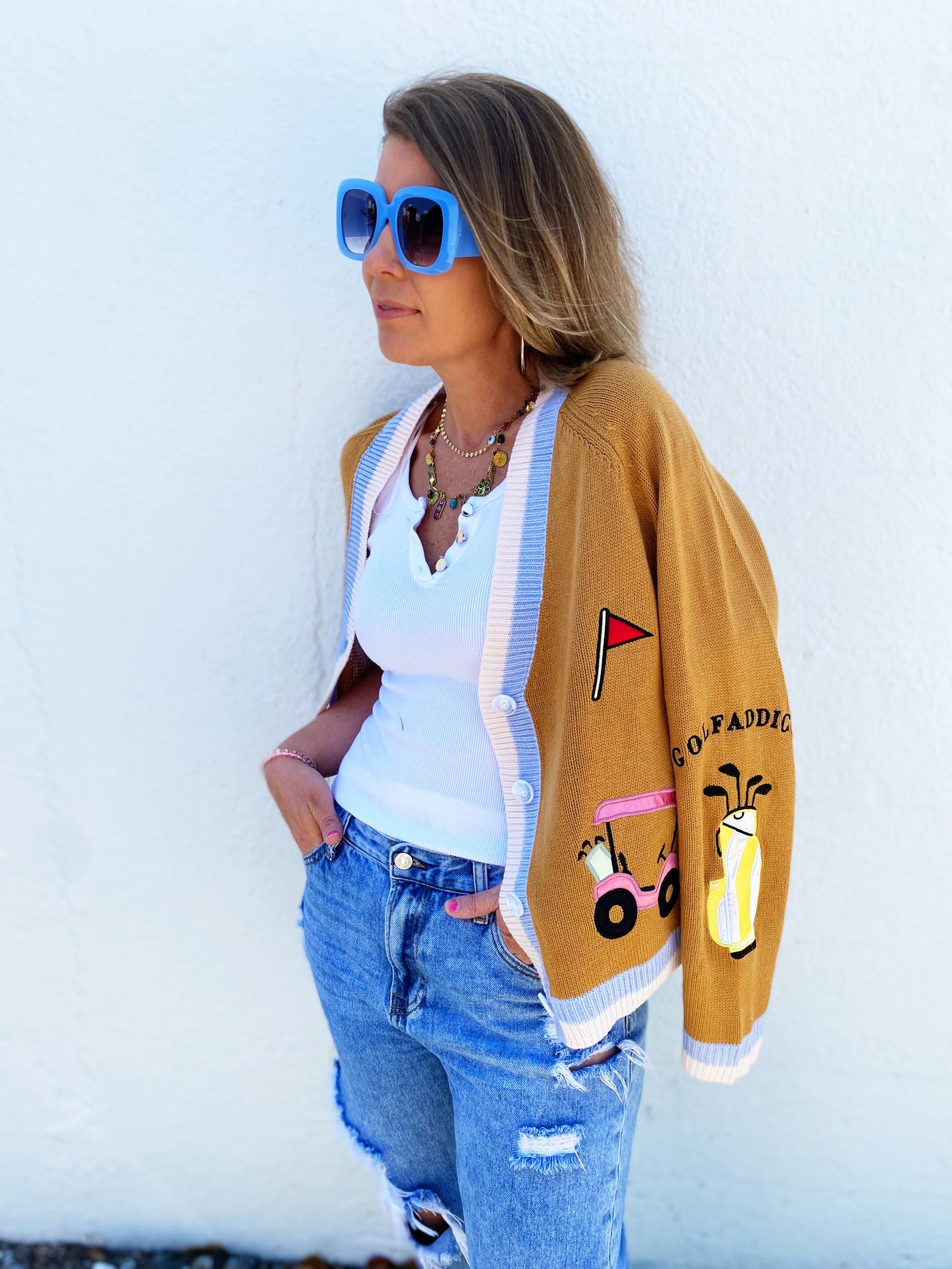 Par Tee Cardigan