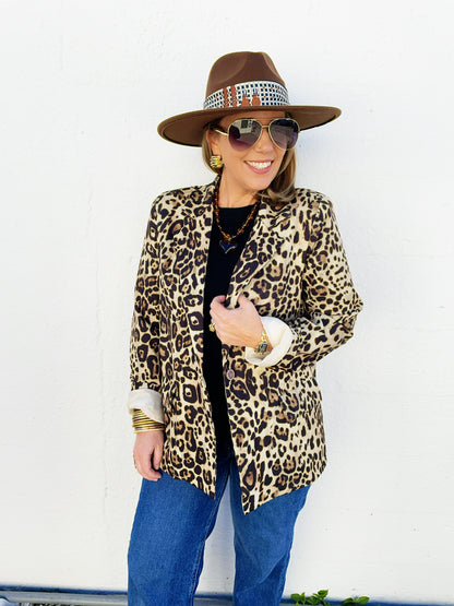 Avery Leopard Blazer *on sale