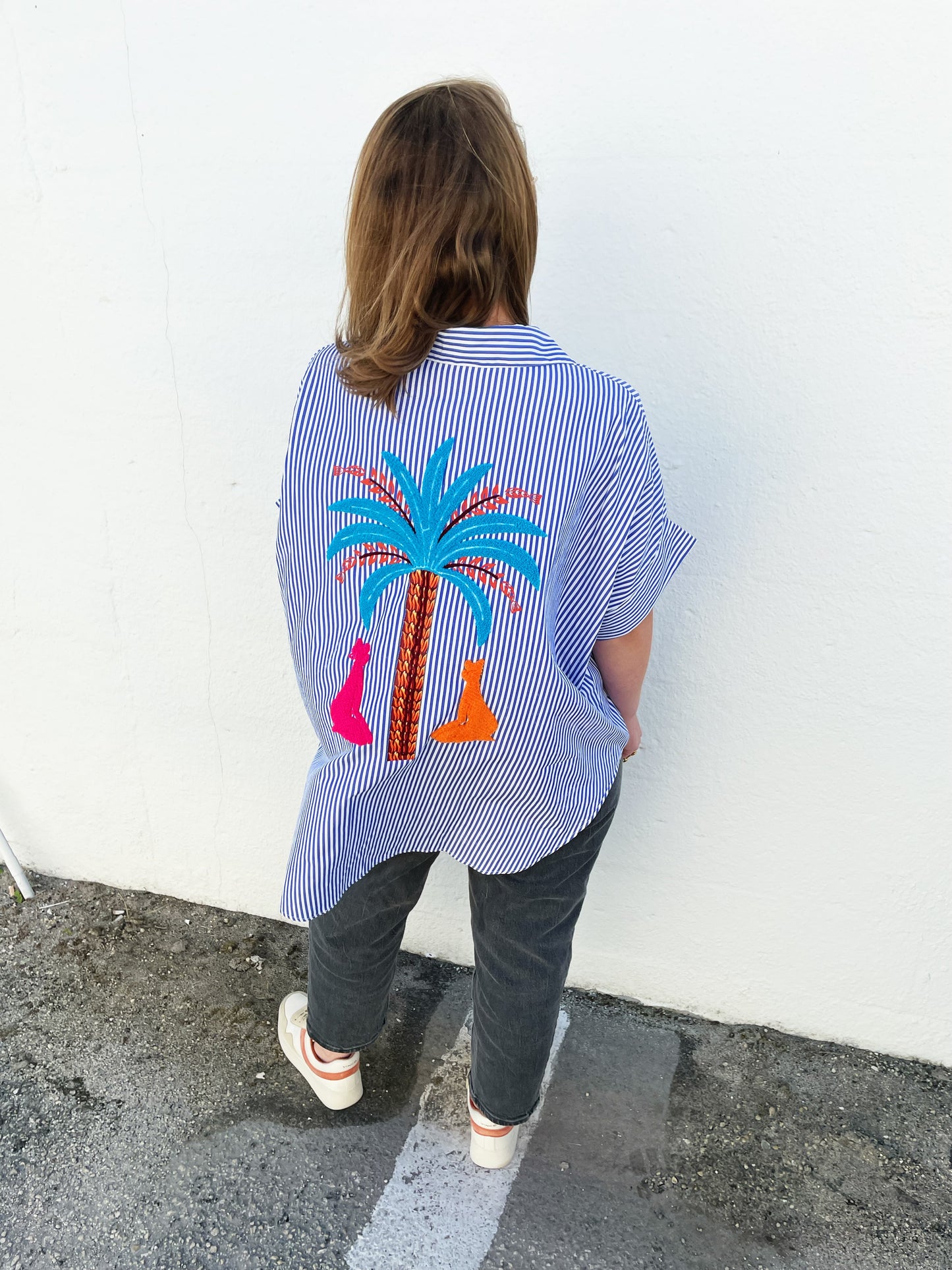 Ericka Top- Dark Blue