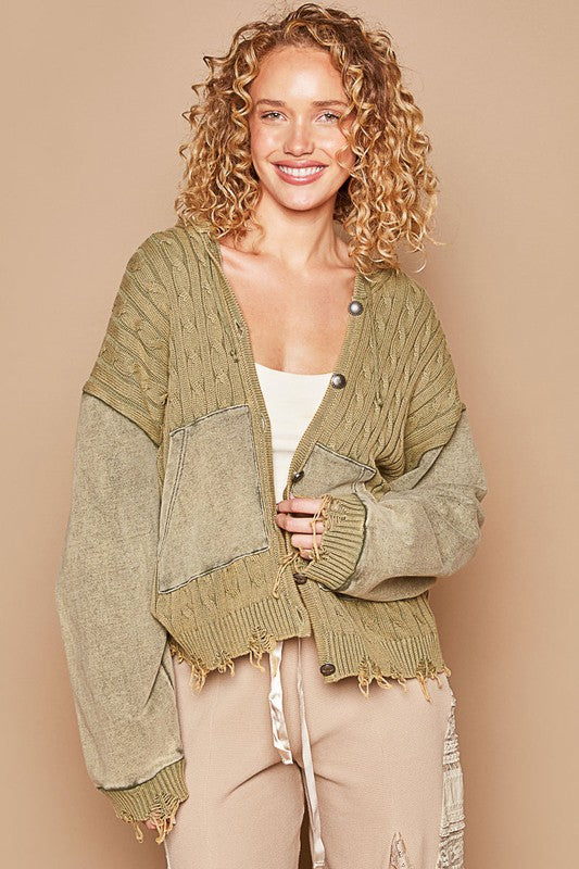 Devin Hooded Cardigan