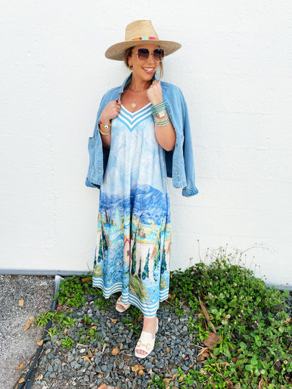 Michelle Dress in Blue